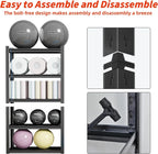 59" W Garage Shelving,5-Tier Heavy Duty Shelving Unit,3000LBS Adjustable Metal Storage Shelves,Storage Rack Units for Industrie,Shed,Warehouse,Basement,Black,59" W x 20" D x 72" H