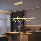 Minimalist Dimmable LED Pendant Chandelier with Remote Control