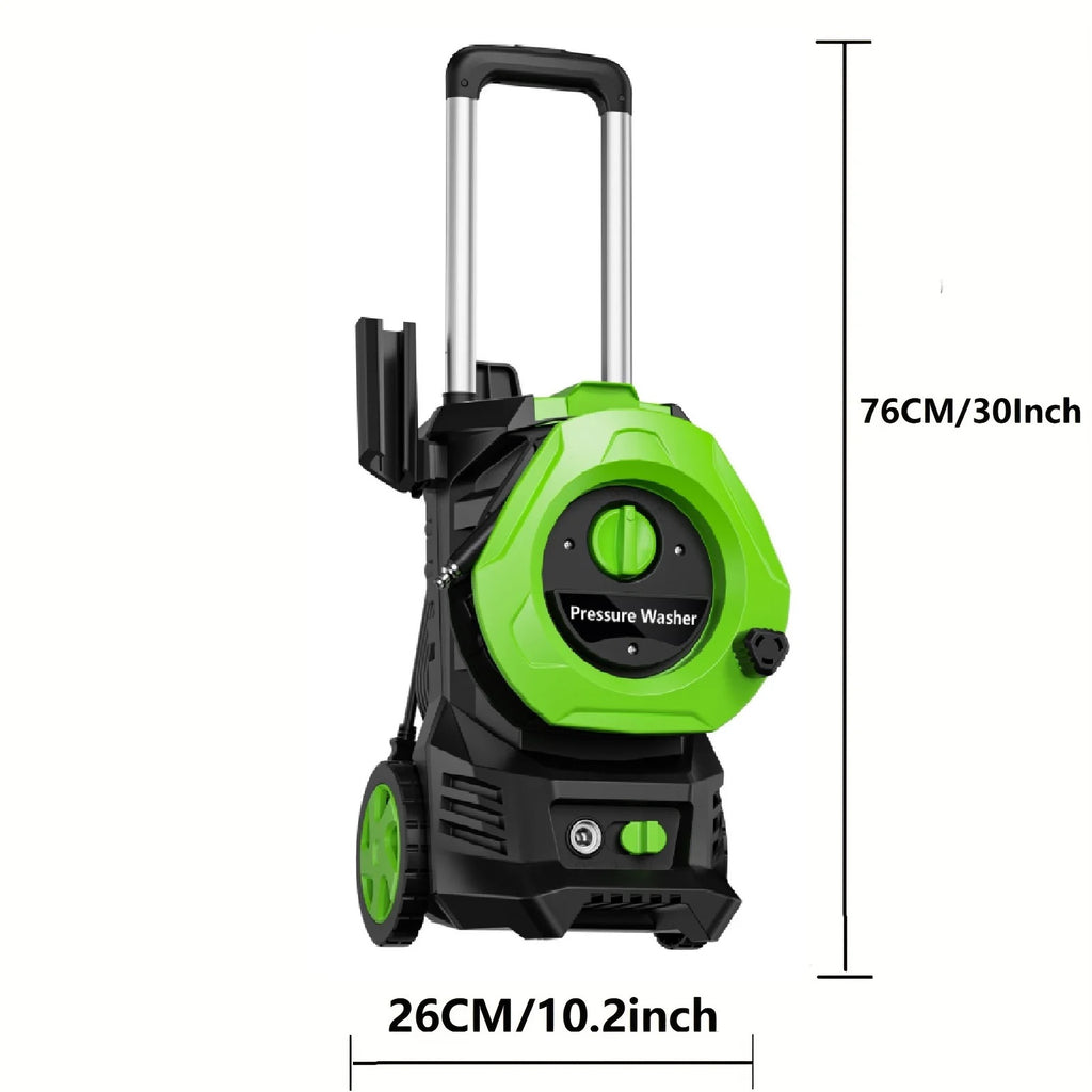Electric Pressure Washer 4800PSIMax 2.9GPM Pressure Washer with 25 Ft Hose, 16.4 Ft Power Cord, Soap Tank Car Wash Machine Blue Ideal Cleaning for pool, Car, Patio