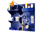 Wall Control Pegboard Hobby Craft Pegboard Organizer Storage Kit with Blue Pegboard and Blue Accessories