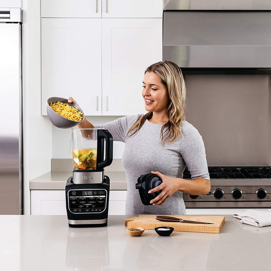Cold& Hot Blender With 1400 Peak Watts Nonstick Glass Pitcher (HB152), 64 oz, Black Configuration B