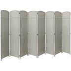 Tall Folding Room Divider Screen, Portable Privacy Partition Wall Panel for Bedroom, Living Room and Office