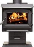 AW1120E-P 1200 Sq. Ft. Pedestal Wood Stove