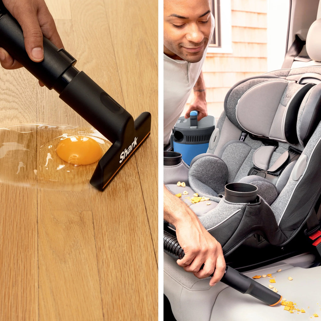 Shark MessMaster Portable Wet and Dry Vacuum for Home, Shop, Garage, 1 Gallon, Corded