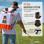 4 Gallon Battery Powered Backpack Sprayer, Rechargeable Cordless Garden and Lawn Pump Sprayer