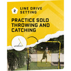 Baseball & Softball Fielding Trainer Rebounder Net, Portable Practice Equipment for Throwing, Catching and Fielding Skills
