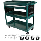 DUOSONG 5-Drawer Rolling Tool Chest, High Capacity Tool Storage Cabinet W/Lockable Wheels, Adjustable Shelf & Anti-Slip Liner, Detachable Tool Box Organizer, Rolling Tool Cabinet Blue Steel Tools &