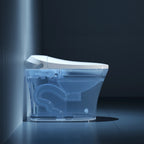 HOROW Tankless Toilet, Modern Smart Toilet without bidet, Self Cleaning One Piece Toilet with Warm Elongated Seat,Heated Toilet HR-T10SD