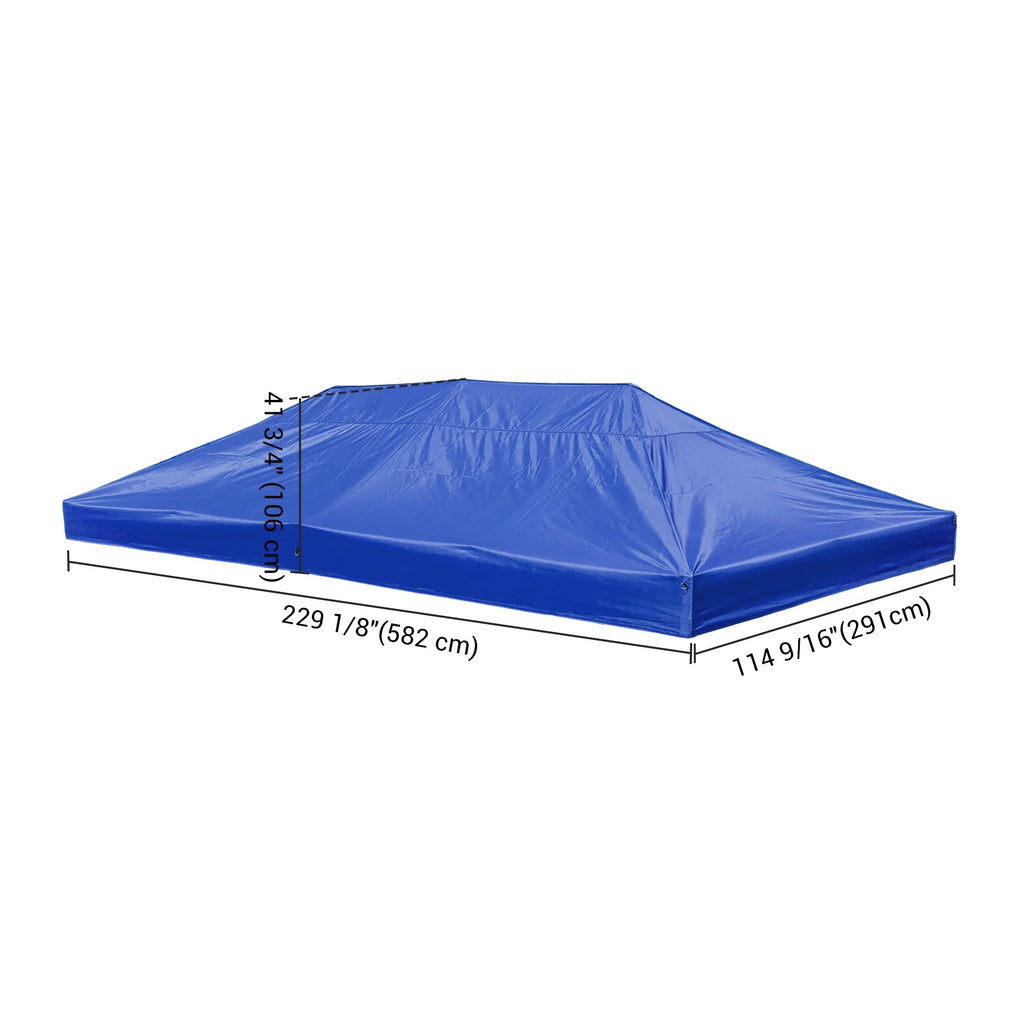 InstaHibit 10x20Ft Replacement Pop up Canopy Top Sunshade Cover Outdoor Patio