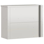 vidaXL Kitchen Wall Cabinet with Shelf Storage Restaurant Stainless Steel